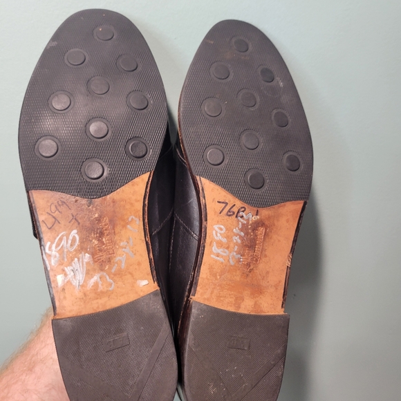 Allen Edmonds USA Made Bennington Tassel Woven Leather Men's Loafers Size 12 - Picture 5 of 7